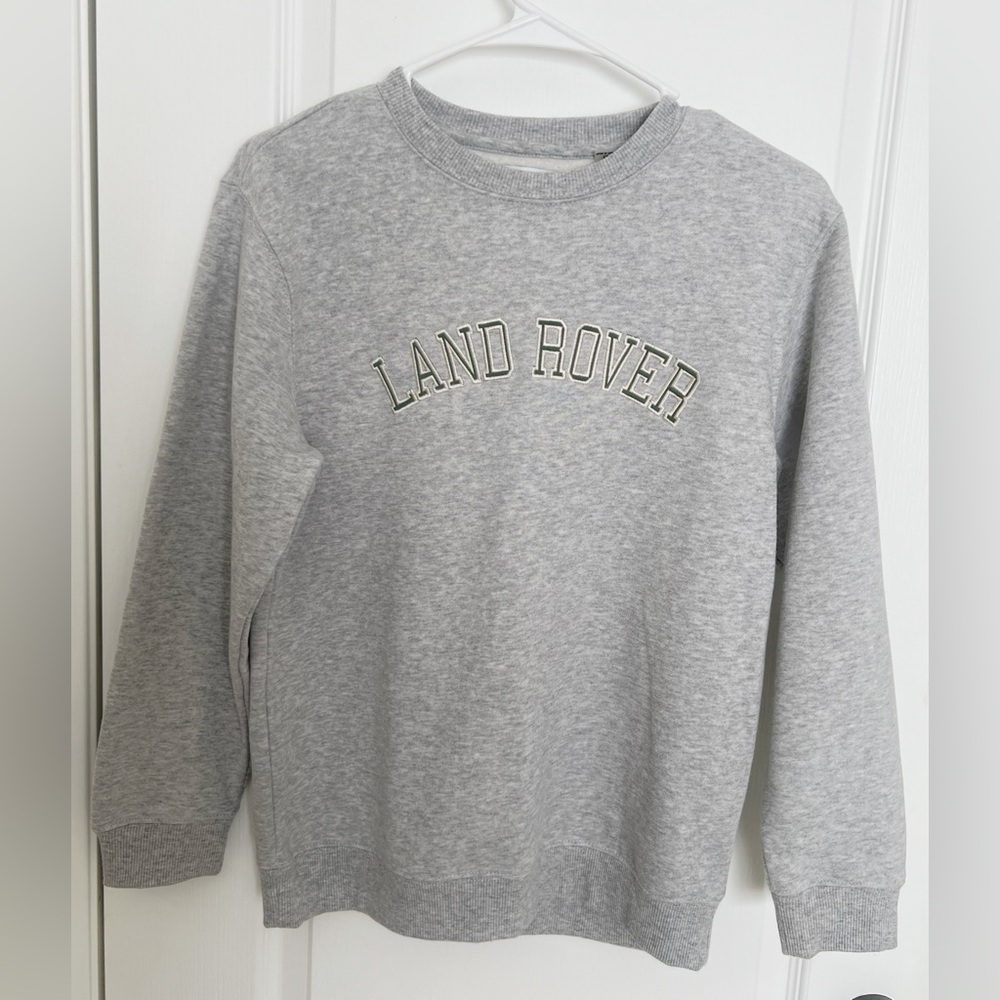 PacSun Gray Sweatshirt with Land Rover Logo